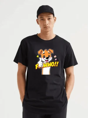 A Relaxed Dog On A Beach Hammock With Sunglasses Frioxpew T-Shirt