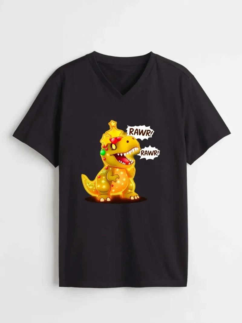 Rawr Means Merry Christmas - Frioxpew T-Shirt - Image 2
