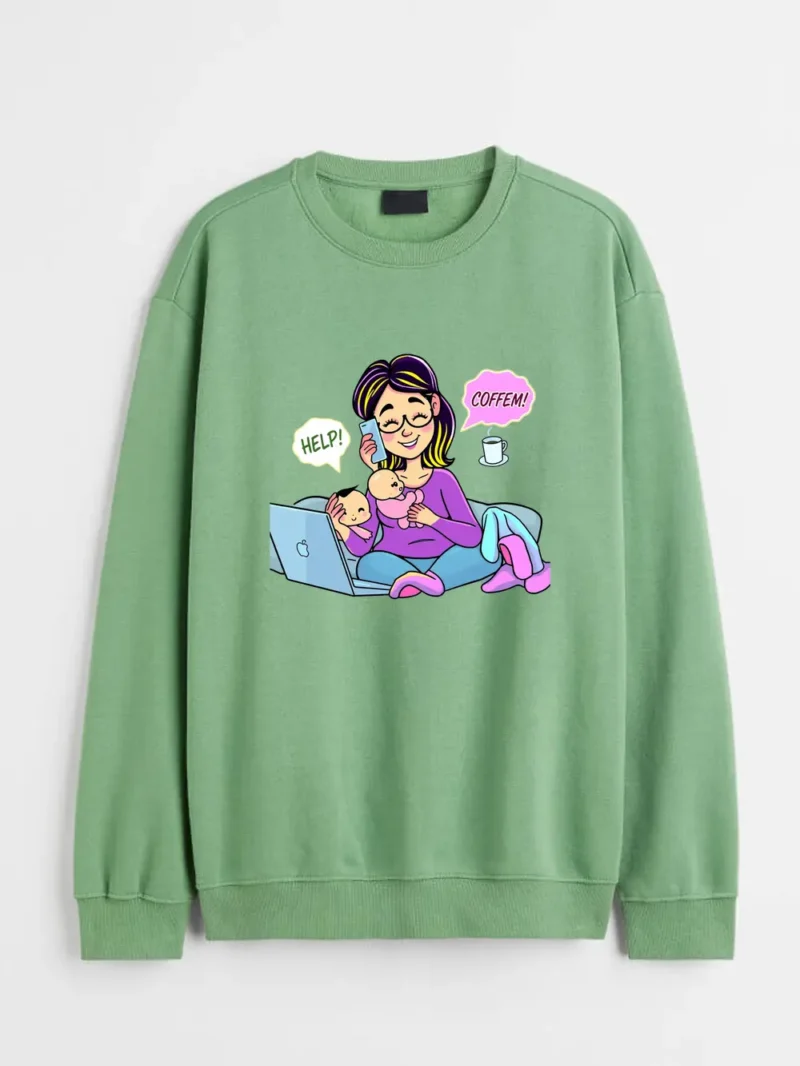 Mama Knows Best Frioxpew Sweatshirt - Image 2