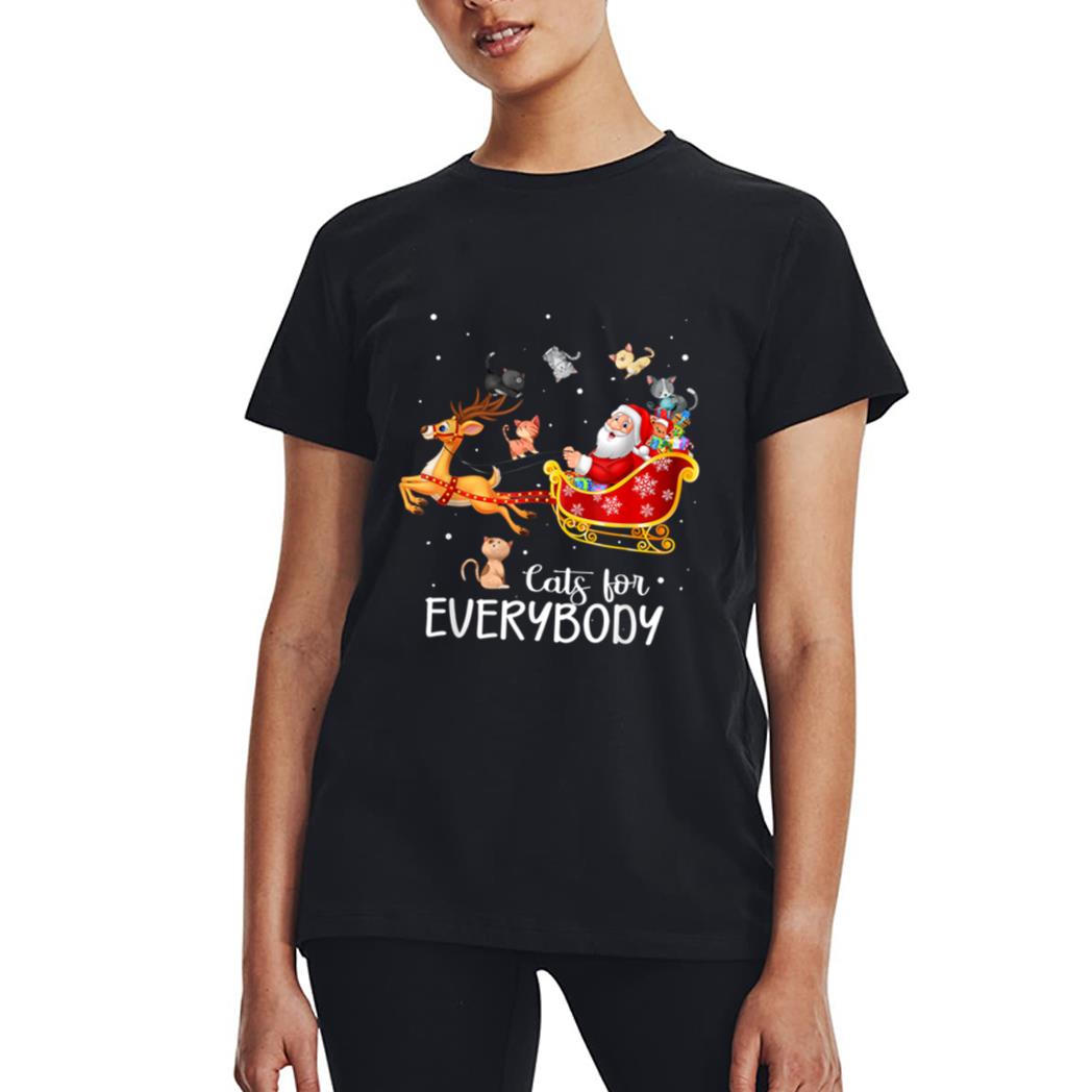 Cats For Everybody Cat Christmas Pajama Family Party Gifts Women T-Shirt