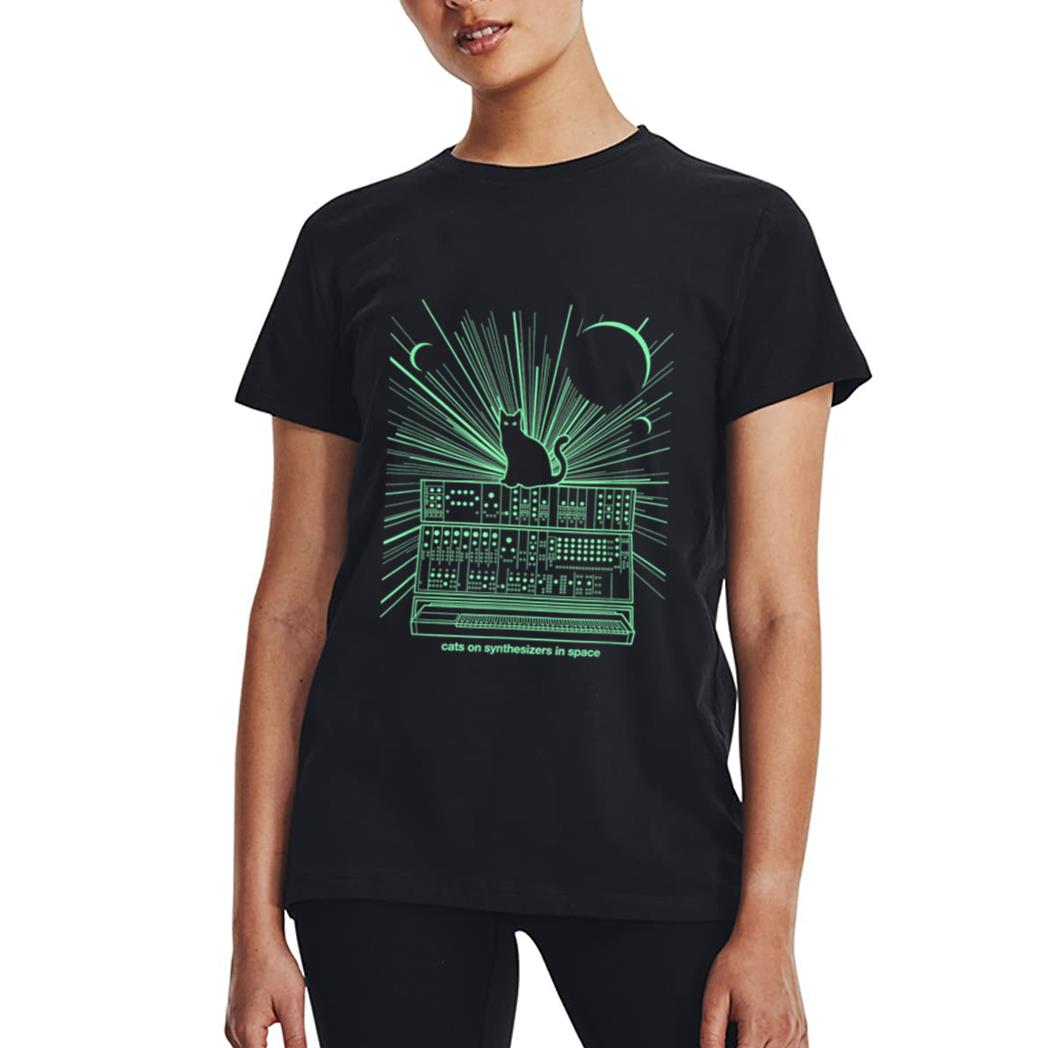 Cats On Synthesizers In Space Women T-Shirt
