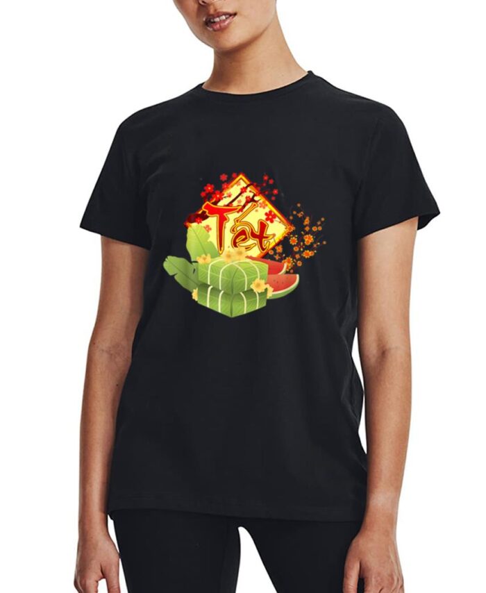 Chuc Mung Nam Moi 2023 Vietnamese Lunar New Year Cat Women T-Shirt