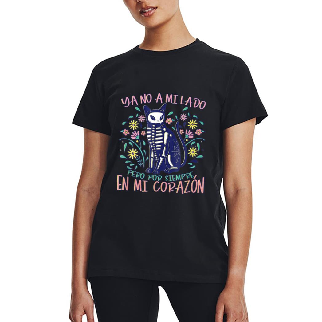 Dia De Los Muertos Cat Skeleton Animals Lover Costume Women T-Shirt