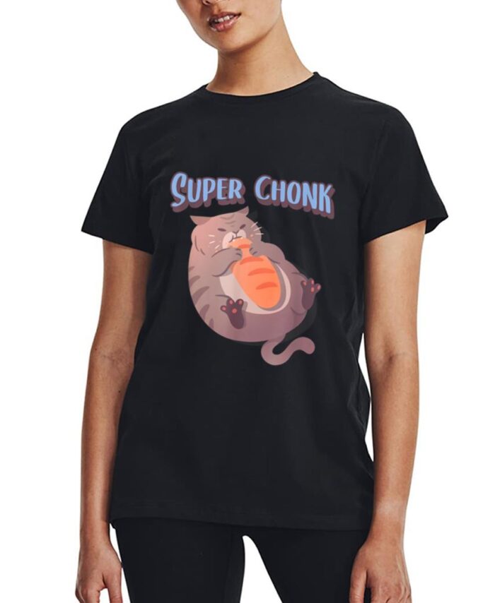 Fat Chonky Cat Meme Lovers Heckin' Chonker Super Chonk Cat Women T-Shirt