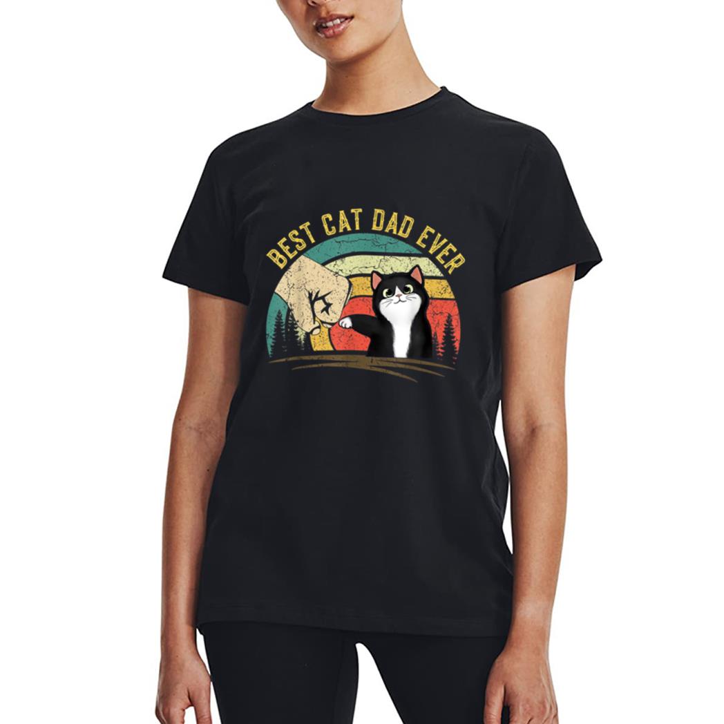 Father's Day 2022 Cat Dad gifts For Men Best Cat Dad Ever Women T-Shirt