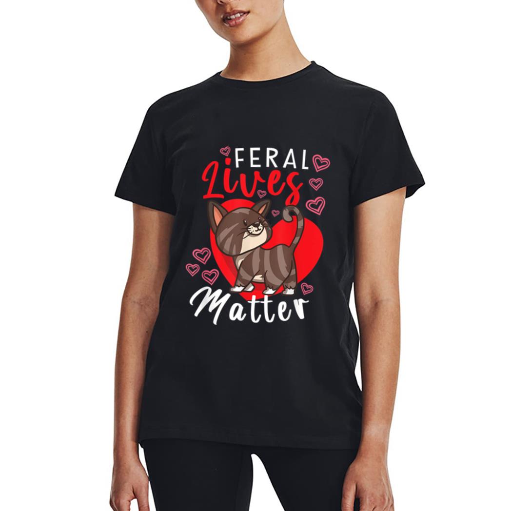 Feral Lives Matter Rescue Cat Adoption Cat Rescuer_1 Women T-Shirt