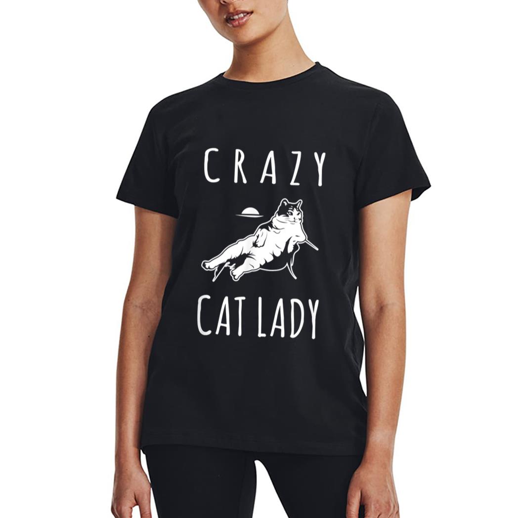 Funny Crazy Cat Lady Meow Kitty Funny Cats Mom And Cat Dad Women T-Shirt