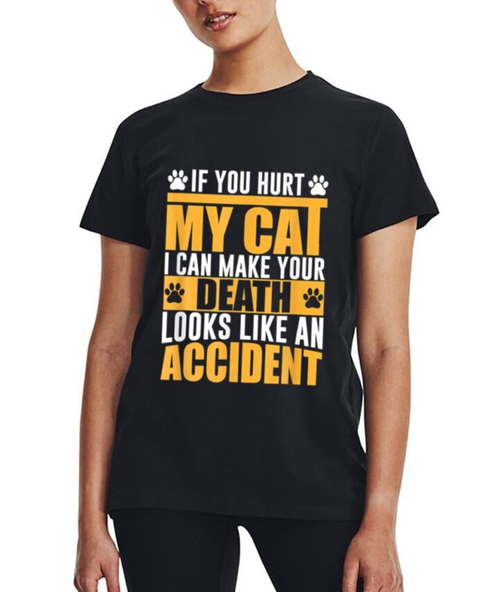 Funny Sarcastic Cat Lovers Cool Cat Dad Cat Lady Women T-Shirt