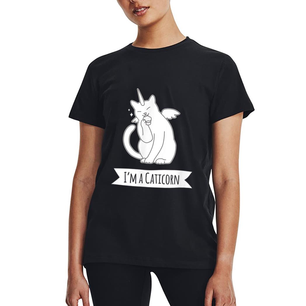 I M A Caticorn Funny Unicorn Cat Caticorn Gift Love My Cat Women T-Shirt