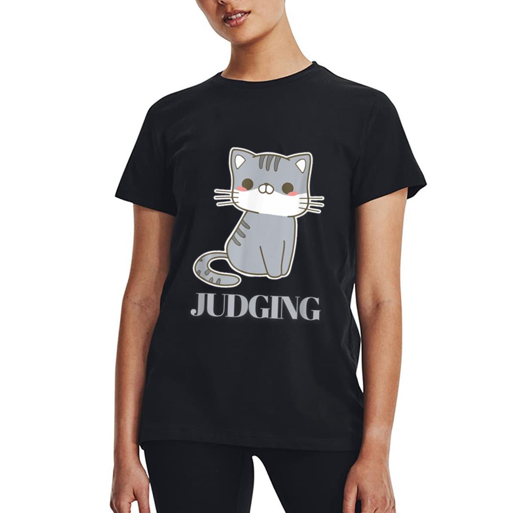 Judging Meme Funny Retro Style Vintage Cats Women T-Shirt