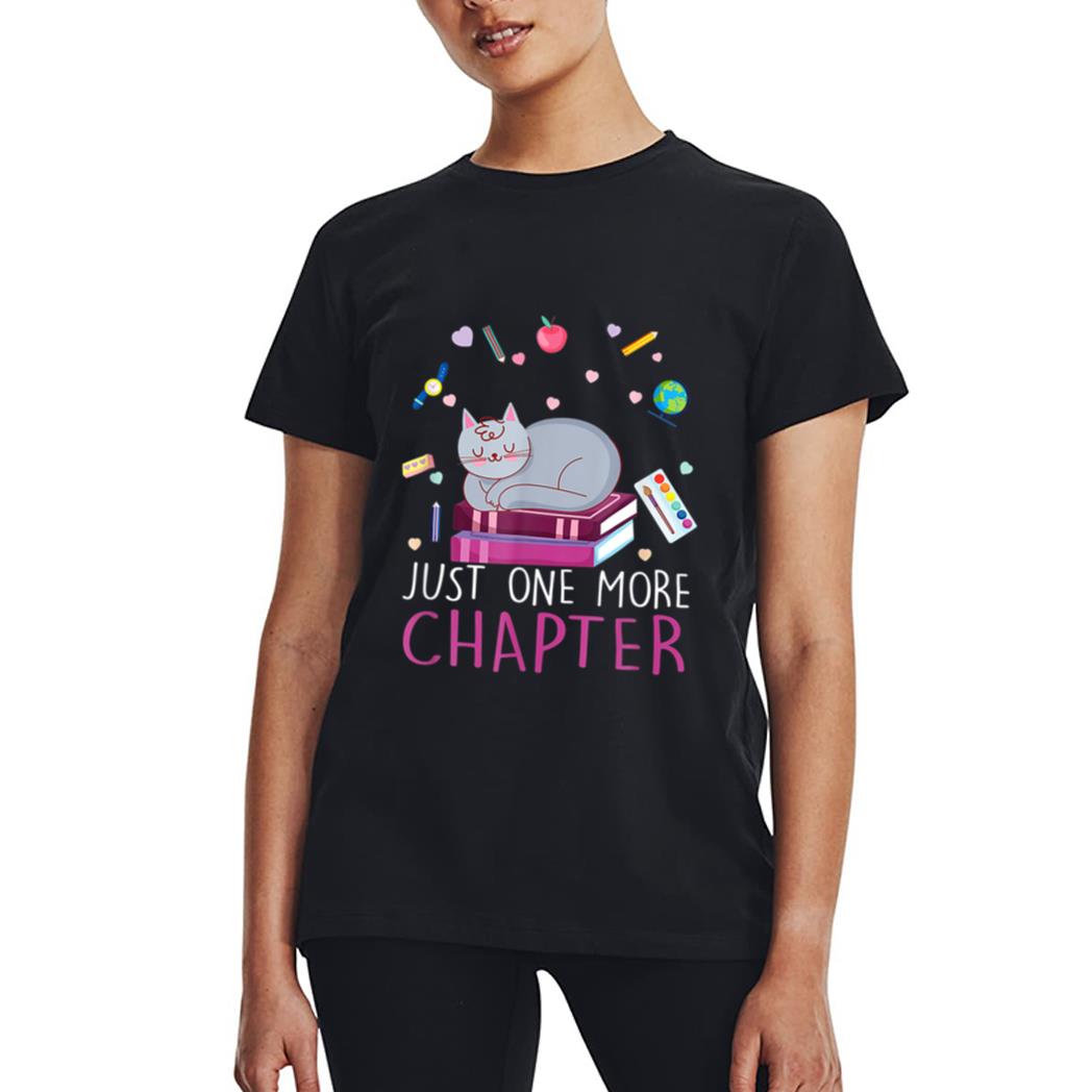 Lovely Kitten Book And Cat Lover One More Chapter Women T-Shirt