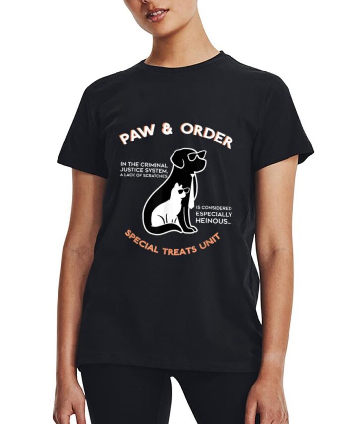Paw and Order Special Treats Unit Training Dog And Cat Women T-Shirt