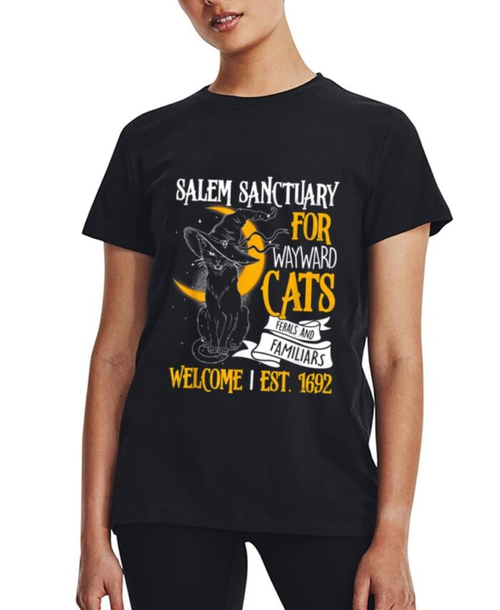 Salem Sanctuary For Wayward Cats Ferals And Familiars Women T-Shirt