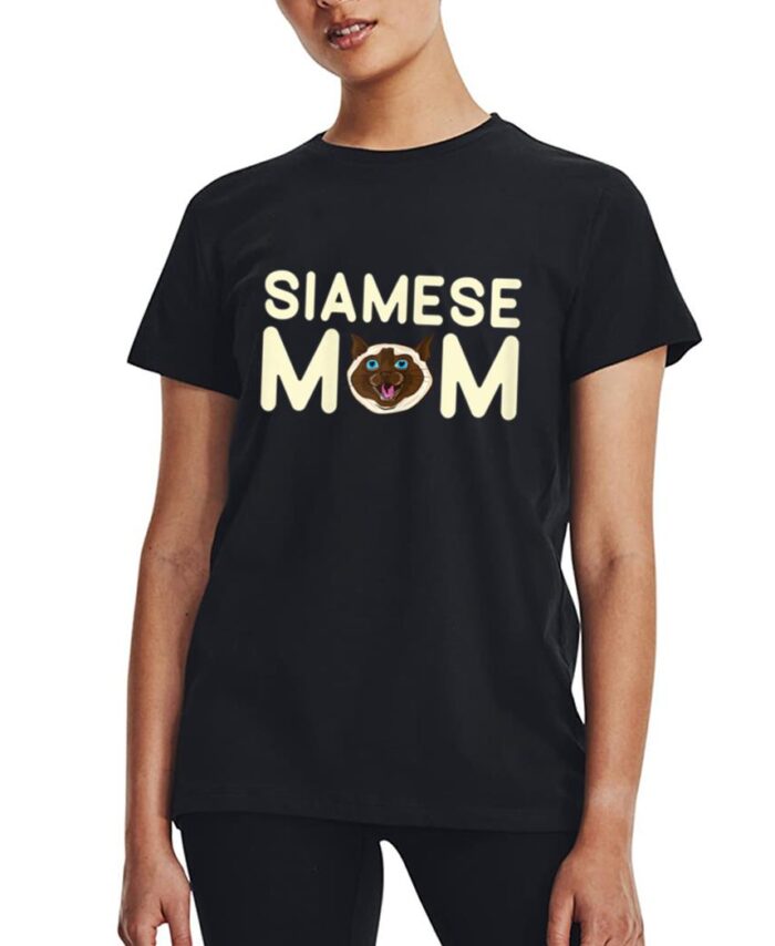 Siamese Cat Mom Women T-Shirt