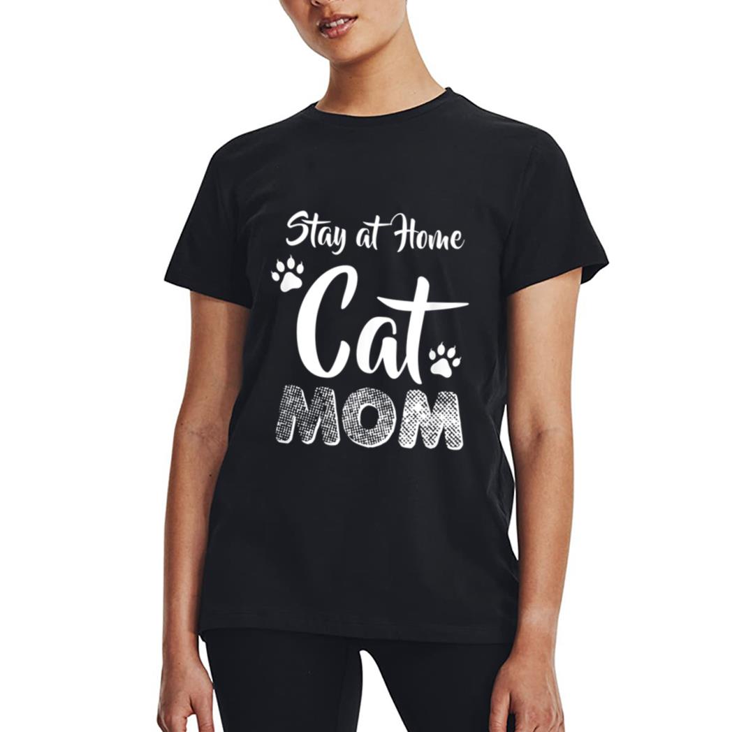 Stay at Home Cat Mom Cat Lover Wear Women T-Shirt