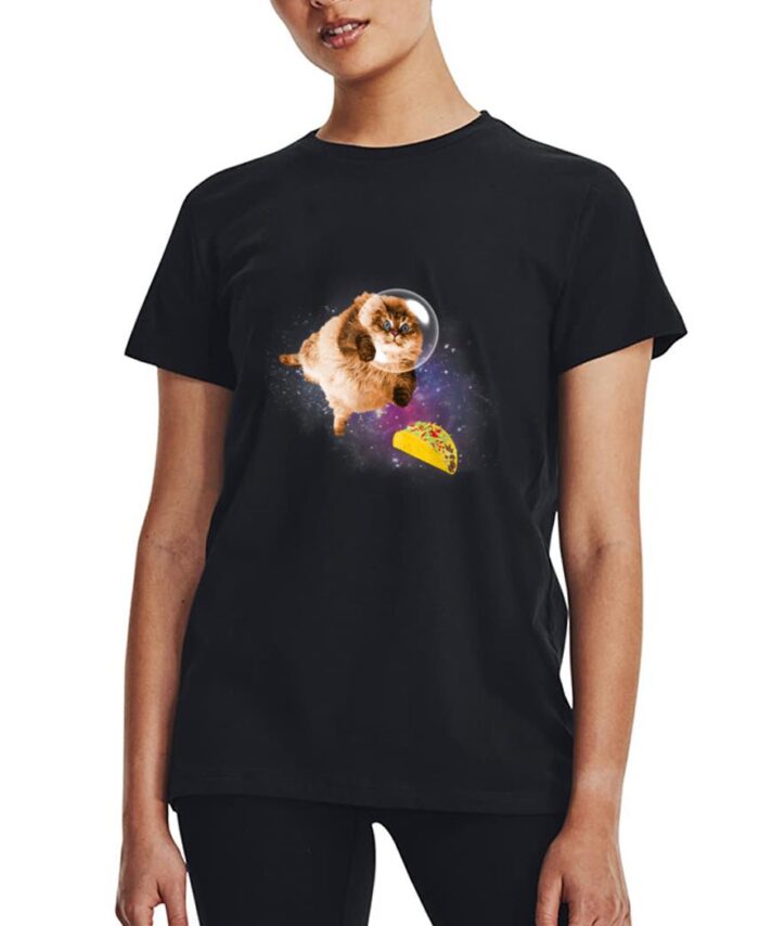 Taco Cat , Funny Taco Cat In Space , Taco Cat Women T-Shirt