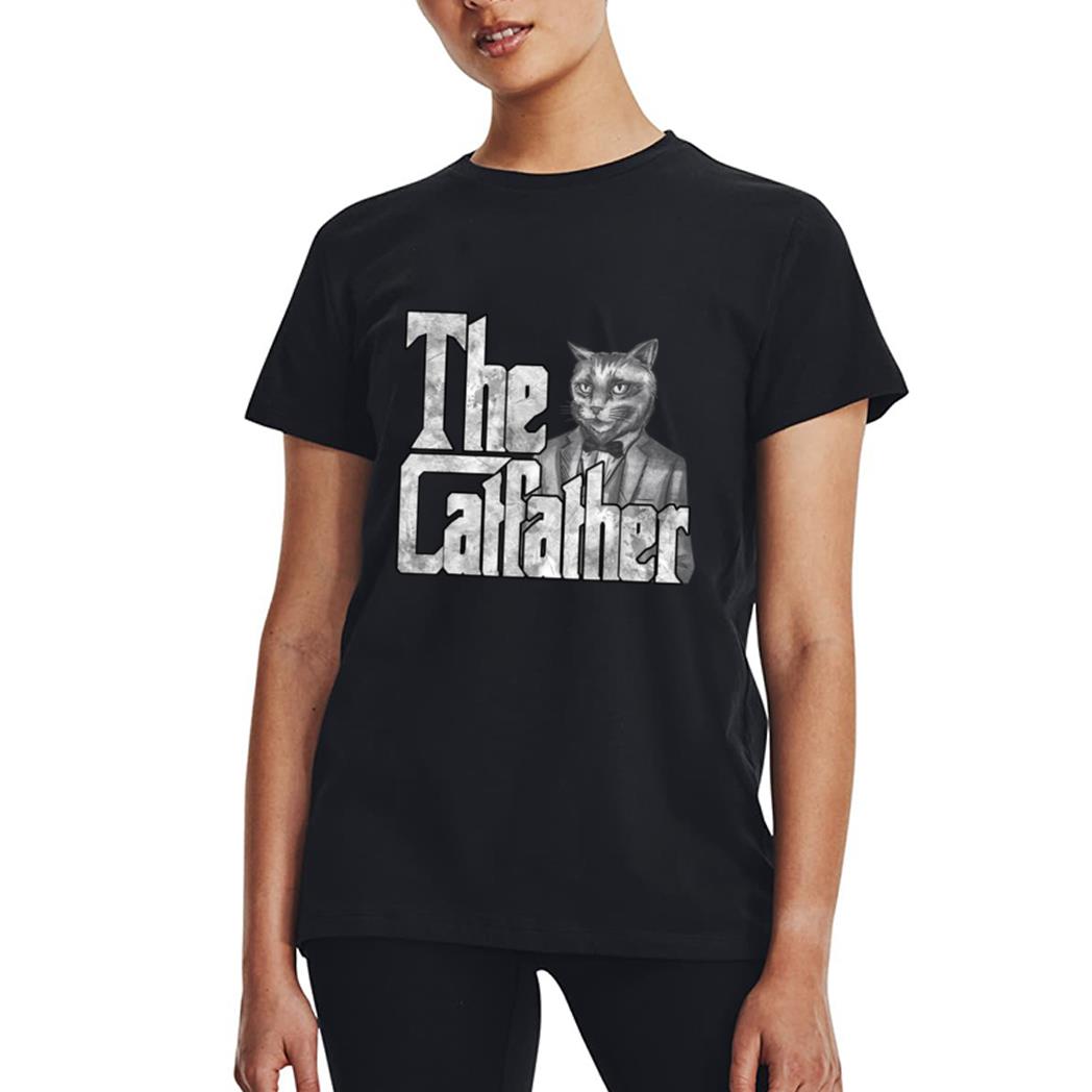 The Catfather Cat Father Mafia Father Cat Women T-Shirt
