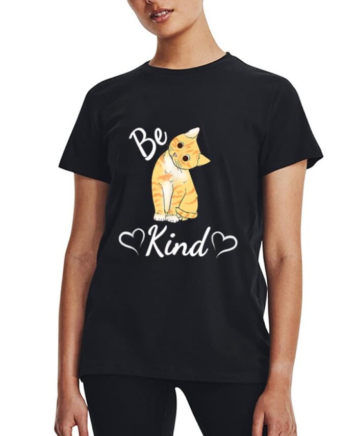 Unity Day Orange Cat Anti Bullying Be Kind Gifts Women T-Shirt