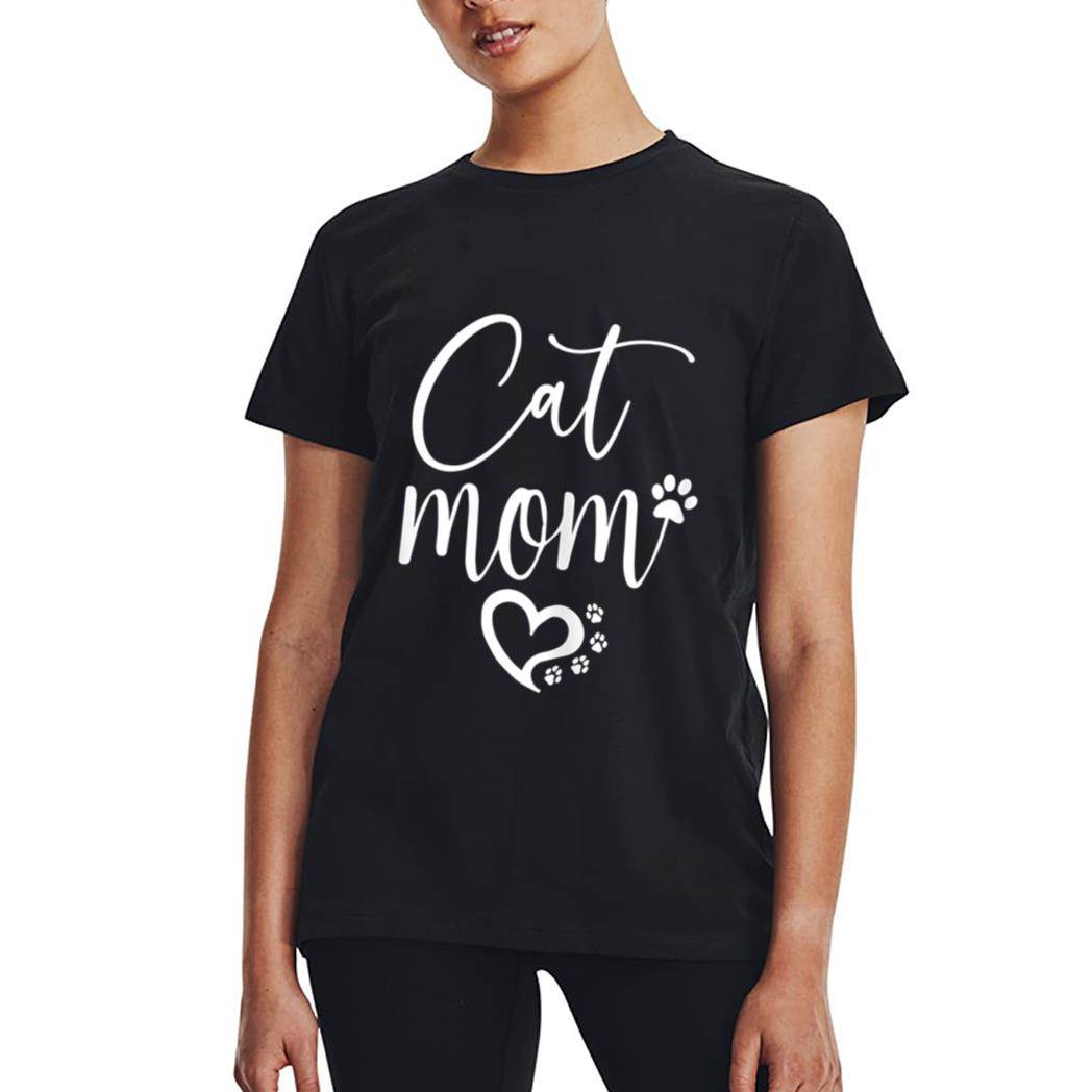 Womens Cat Mom Women T-Shirt